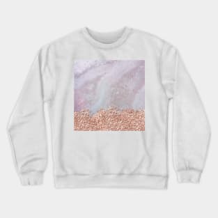 Marble gold rush V Crewneck Sweatshirt